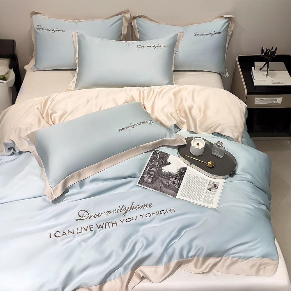 Silk Sheet Set - Set Sprei Empat Potong Bahan Sutra