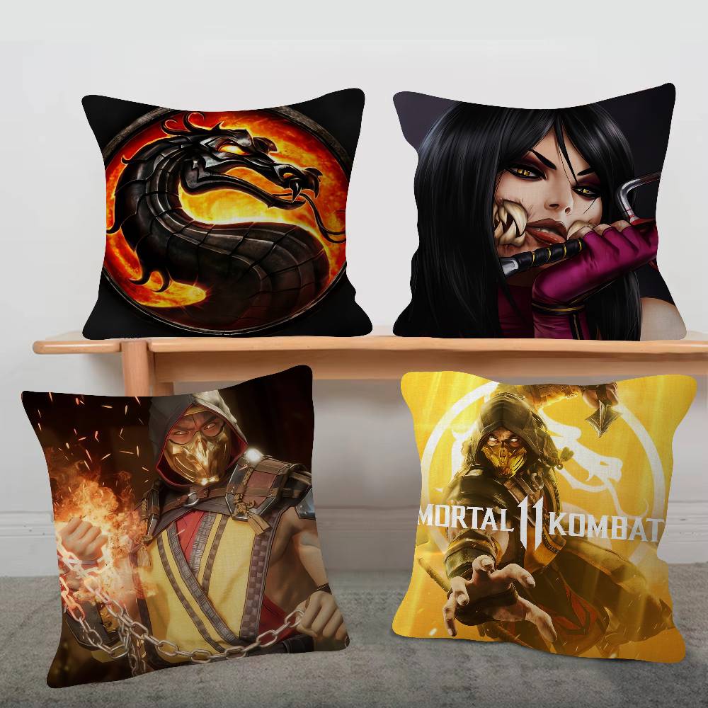 Home Textiles Throw - Sarung Bantal Game Mortal Kombat Sarung