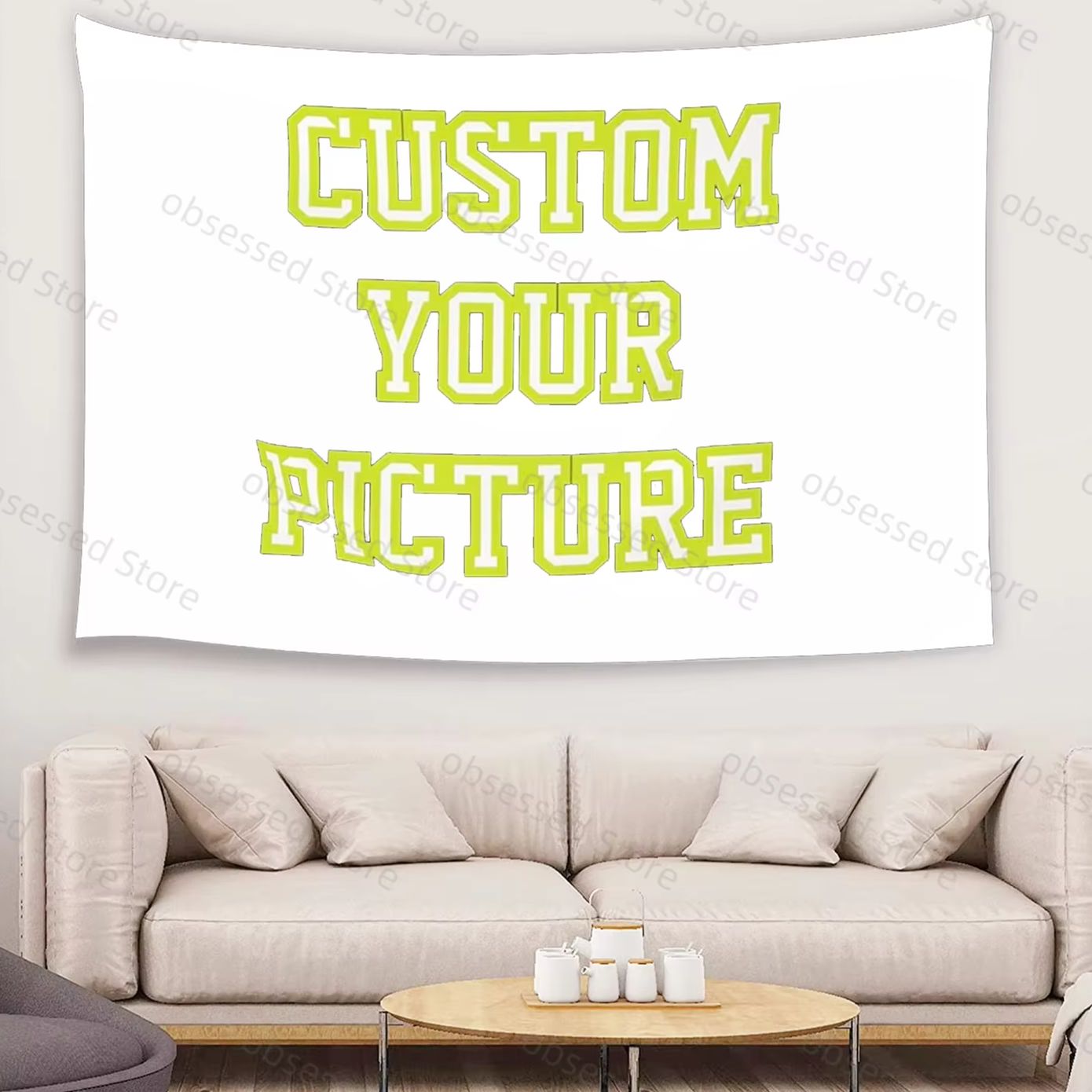 Home Textile - Pencetakan Tapestry Kustom untuk Foto Anda,