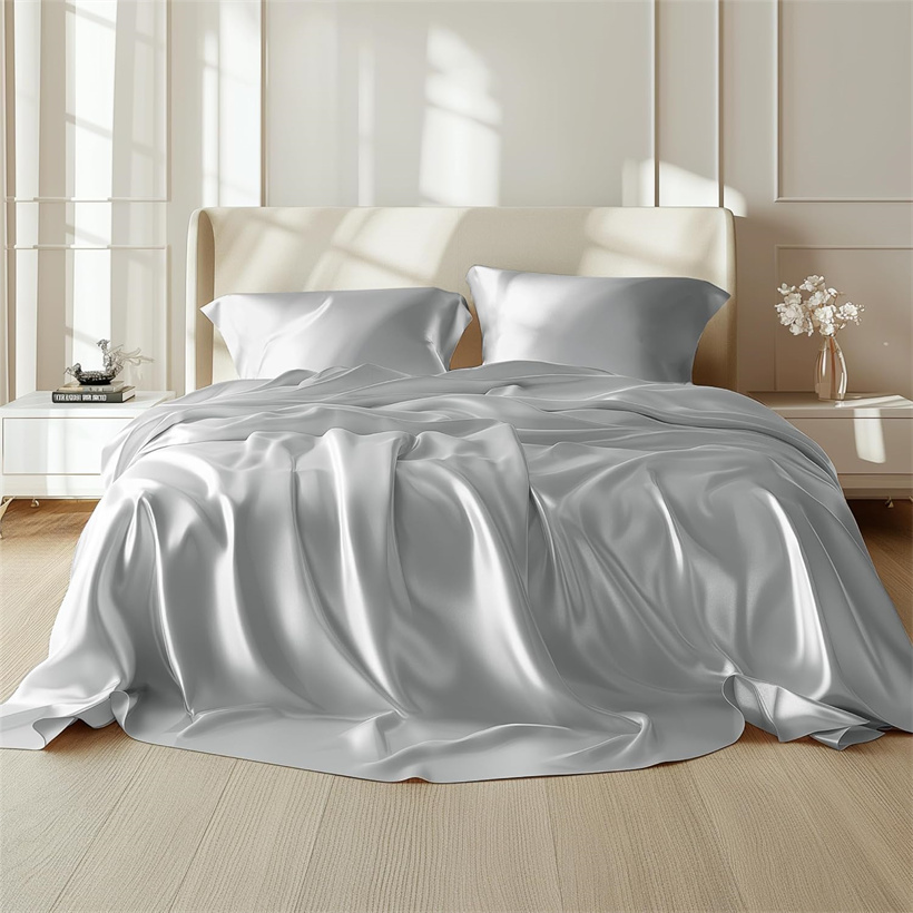 Silk Sheet Set - Sprei Sutra Mulberry 100% Mewah, Sprei
