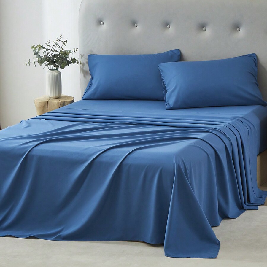 Silk Sheet Set - Set Sprei Rumah 3/4 Potong, Lembut,