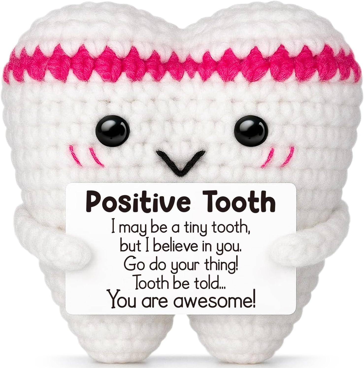 Home Textiles Europe - Boneka Gigi Energi Positif Rajutan Lucu