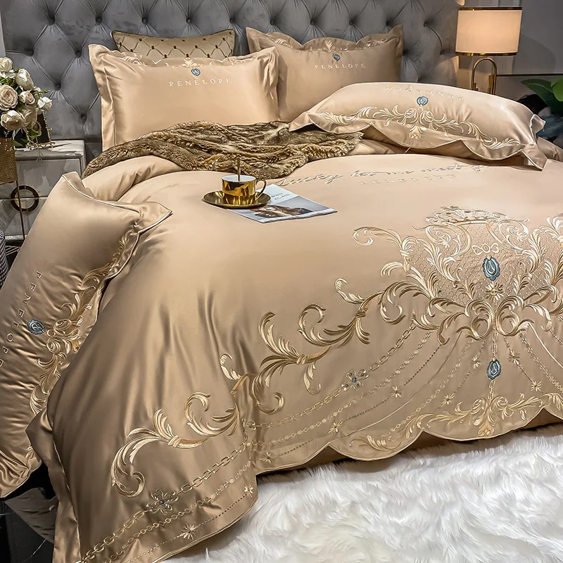 Silk Sheet Set - Seprai Bergaya Eropa Set Empat Potong