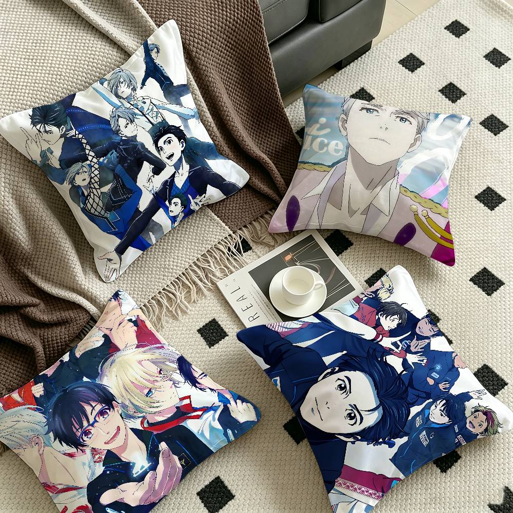 Home Textiles Super Soft - YURI!!! on ICE Sarung Bantal Dekoratif