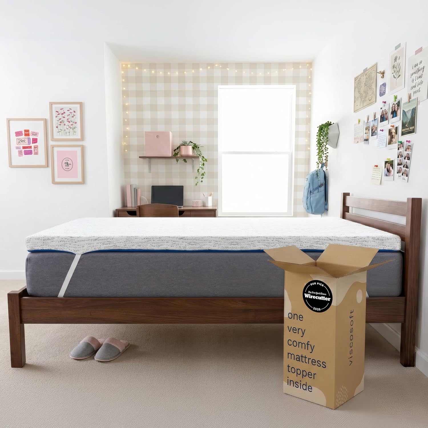 Memory Foam Topper - Kasur Busa Memori 3 Inci Twin