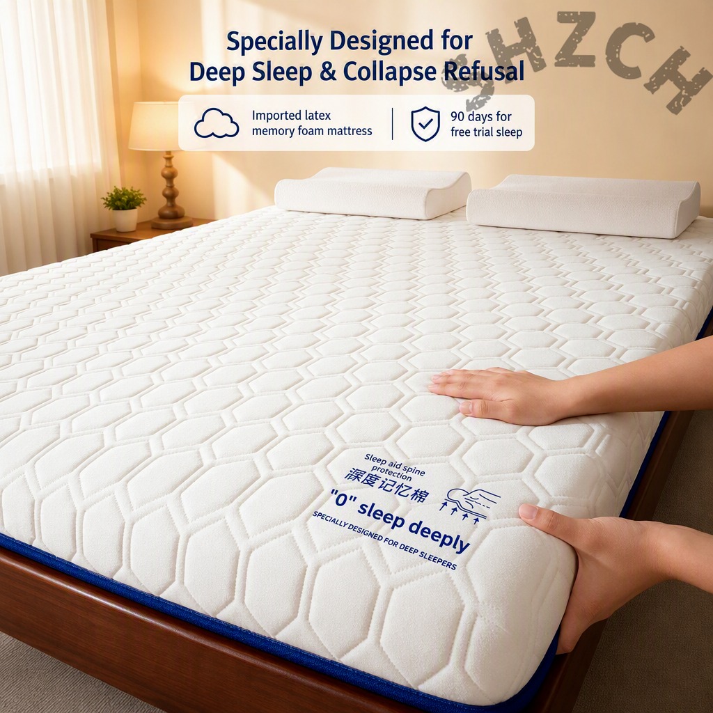Memory Foam Topper - Alas Kasur Latex untuk Tempat Tidur