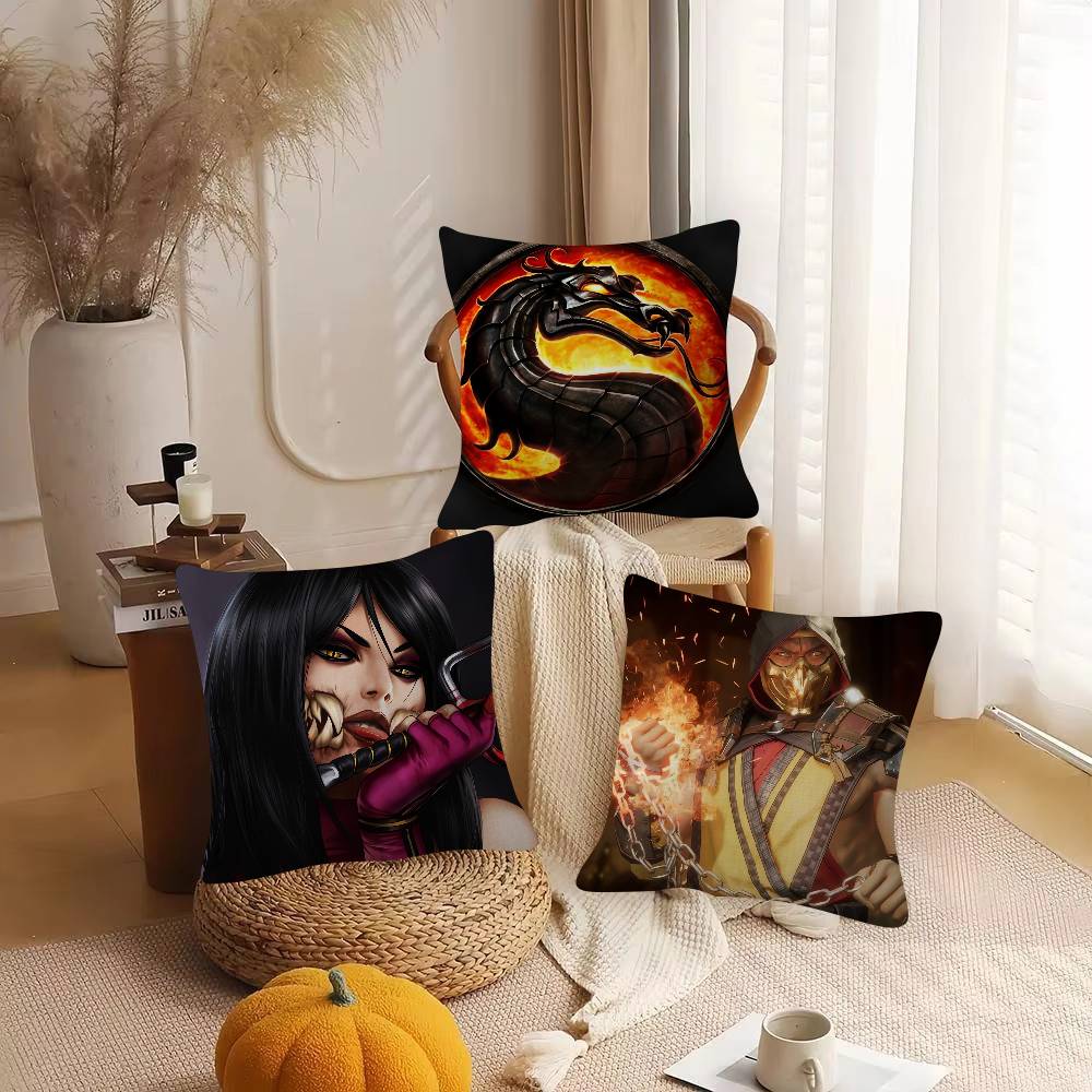 Sarung Bantal Game Mortal Komb - Home Textiles Throw ulasan dan harga