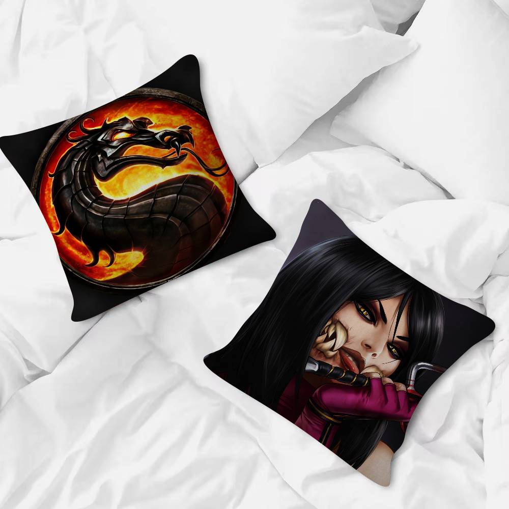 Sarung Bantal Game Mortal Komb - Home Textiles Throw ulasan dan harga