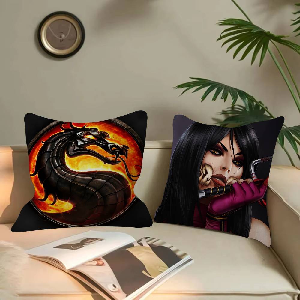 Sarung Bantal Game Mortal Komb - Home Textiles Throw ulasan dan harga
