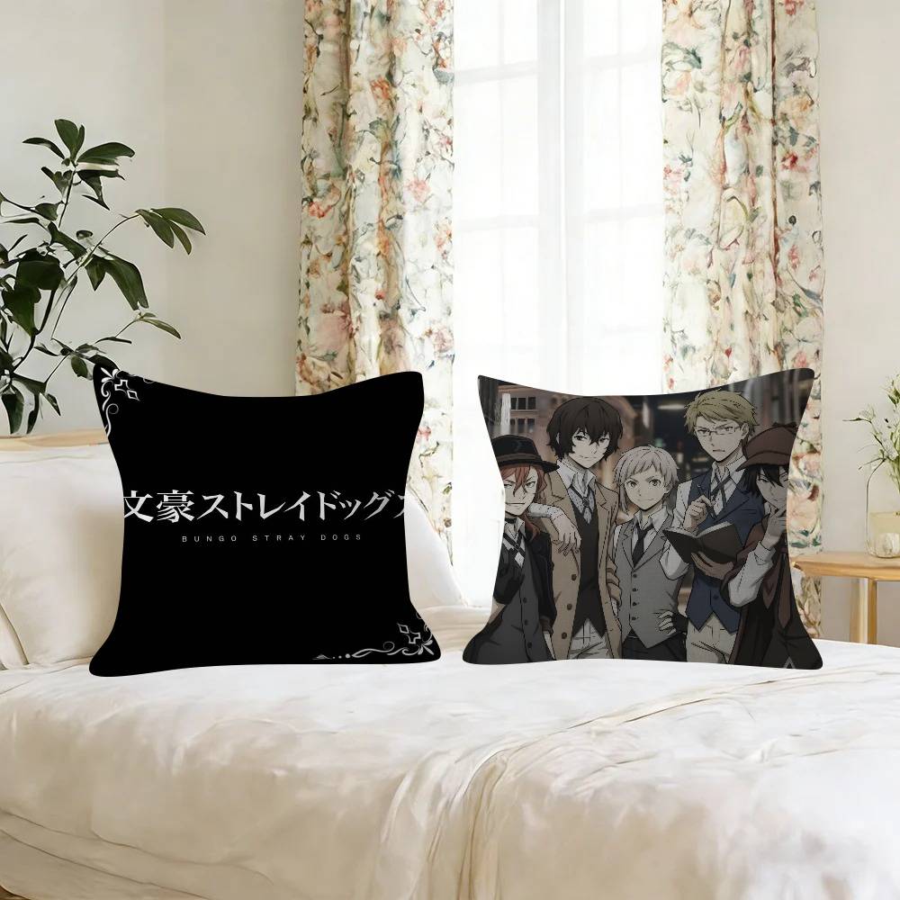 Sarung Bantal Anime B-Bungo St - Home Textiles Throw ulasan dan harga