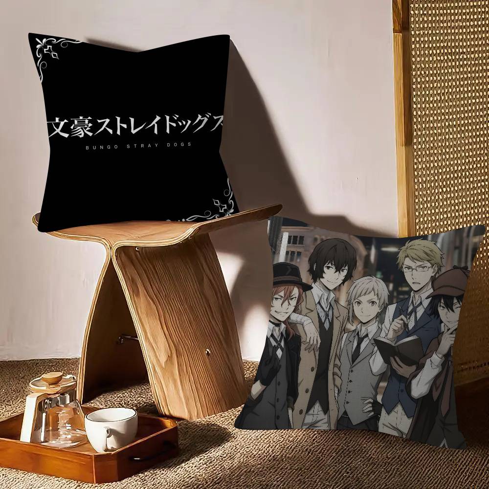 Sarung Bantal Anime B-Bungo St - Home Textiles Throw ulasan dan harga