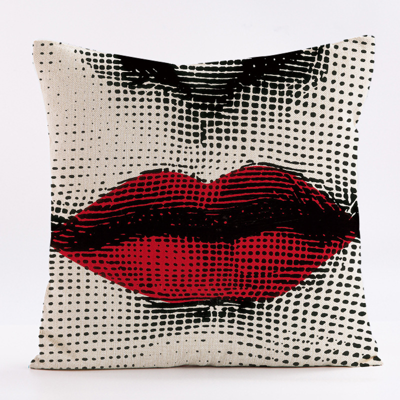Sarung bantal motif wajah Nord - Home Textiles Throw ulasan dan harga
