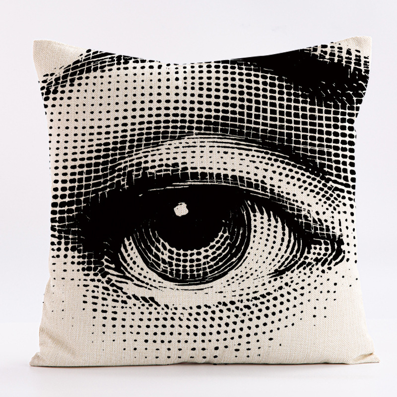 Sarung bantal motif wajah Nord - Home Textiles Throw ulasan dan harga