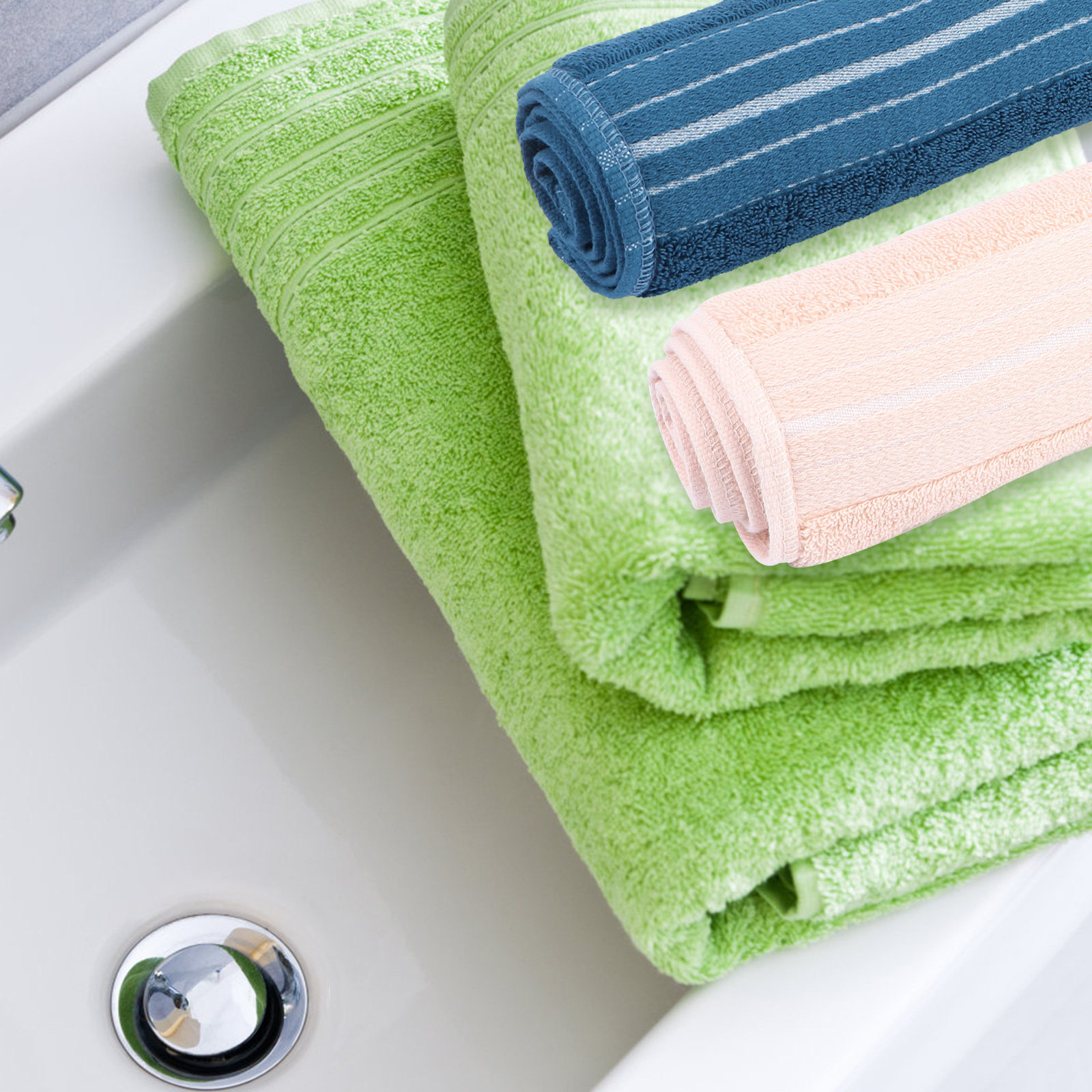 1Pcs Handuk Cuci Muka Katun Mu - Home Textiles Pakistan ulasan dan harga