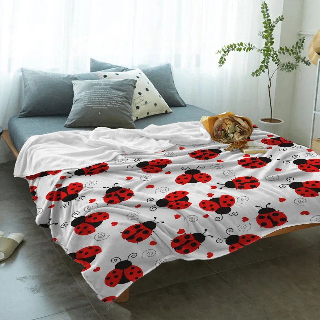 Selimut Tempat Tidur Fleece –  - Home Textiles Super Soft ulasan dan harga