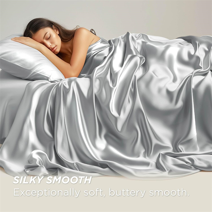 Sprei Sutra Mulberry 100% Mewa - Silk Sheet Set ulasan dan harga