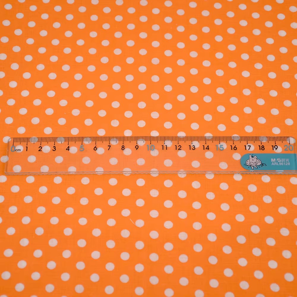 50X150CM Putih Oranye Polka Do - Home Textiles Products ulasan dan harga