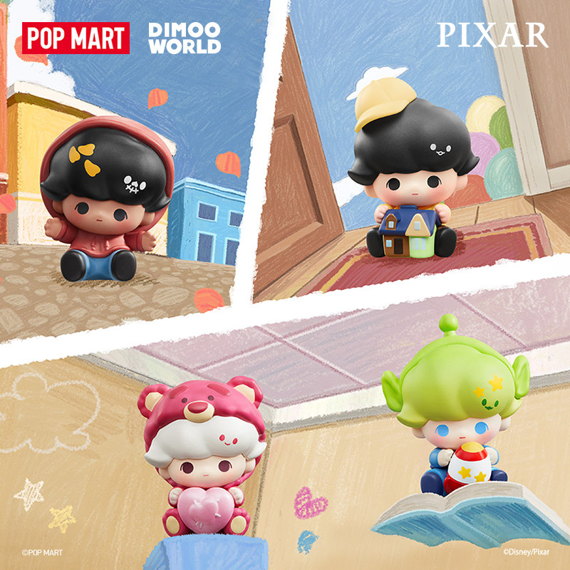 POP MART POP BEAN DIMOO WORLD  - Home Textiles Products ulasan dan harga