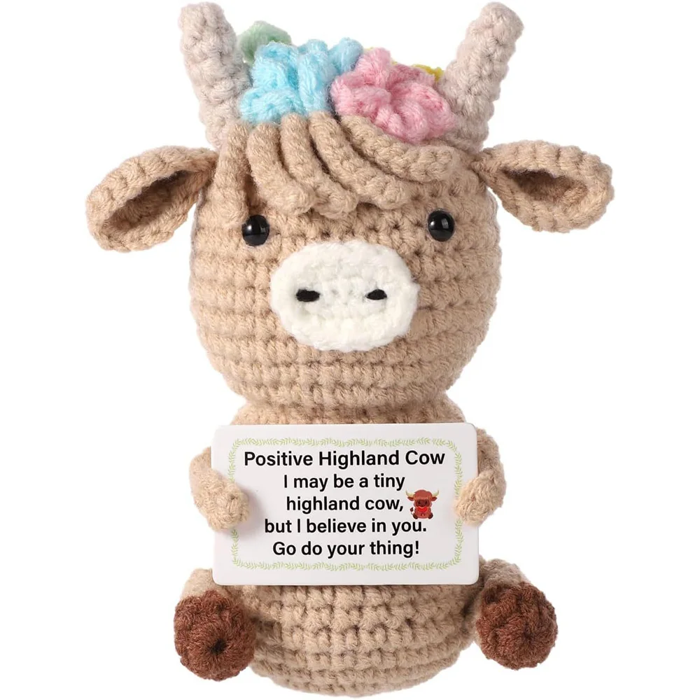 Boneka Sapi Emosional Rajutan  - Home Textiles Europe ulasan dan harga