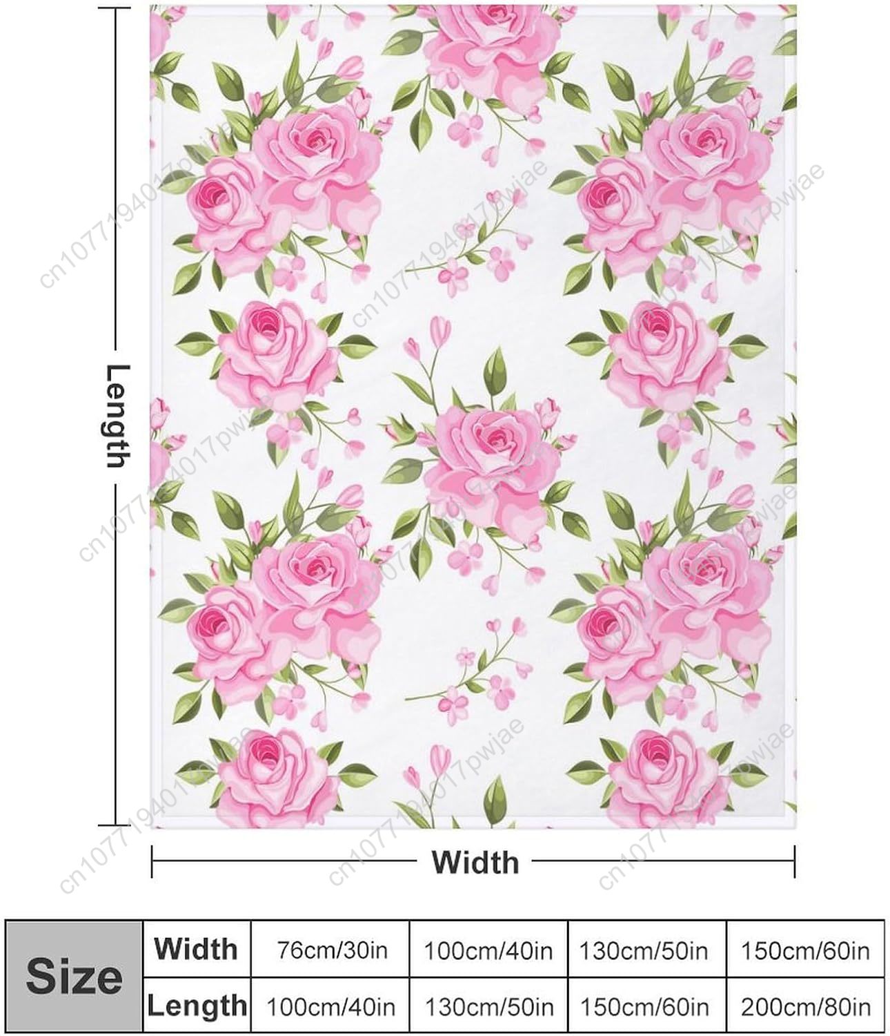 Selimut Bunga Merah Muda Dekor - Home Textiles Throw ulasan dan harga
