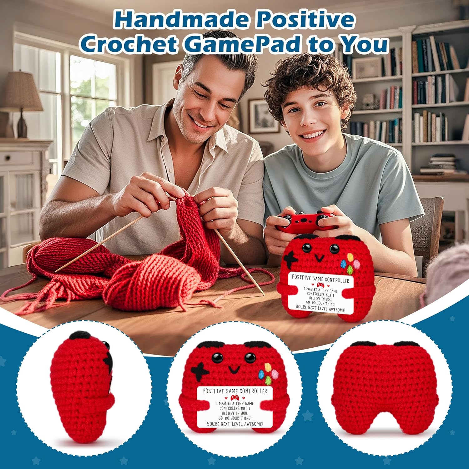 Boneka Pengontrol Game Rajut L - Home Textiles Europe ulasan dan harga