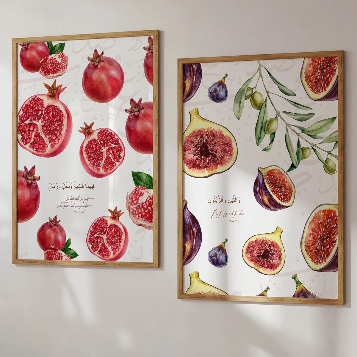 Poster Seni Dinding Islami Al- - Home Quran ulasan dan harga