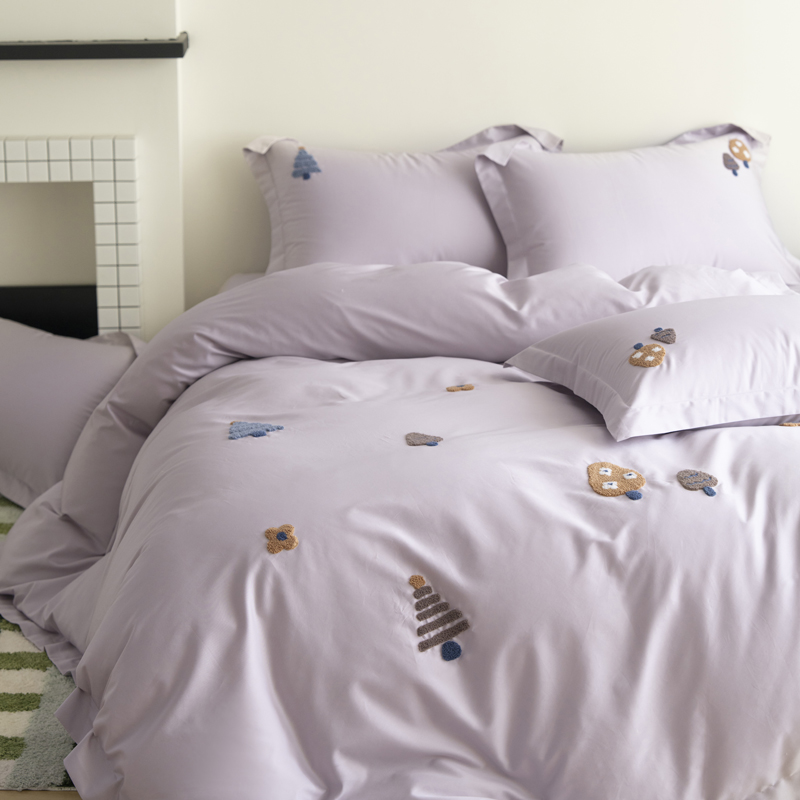Set Sprei Mewah Bordir Kartun  - Home Textiles Towel Set ulasan dan harga