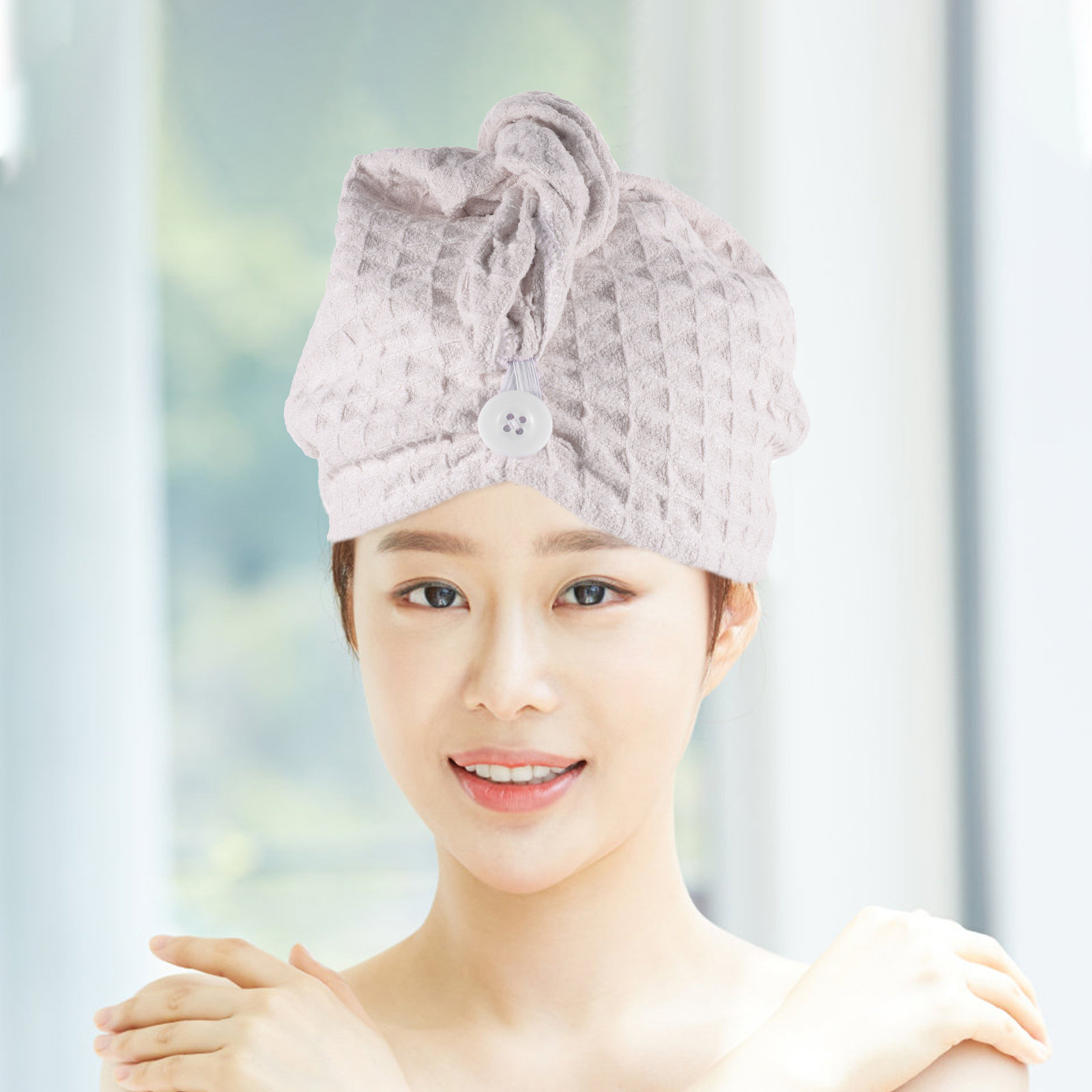2Pcs Turban Pengering Rambut d - Home Textiles Pakistan ulasan dan harga