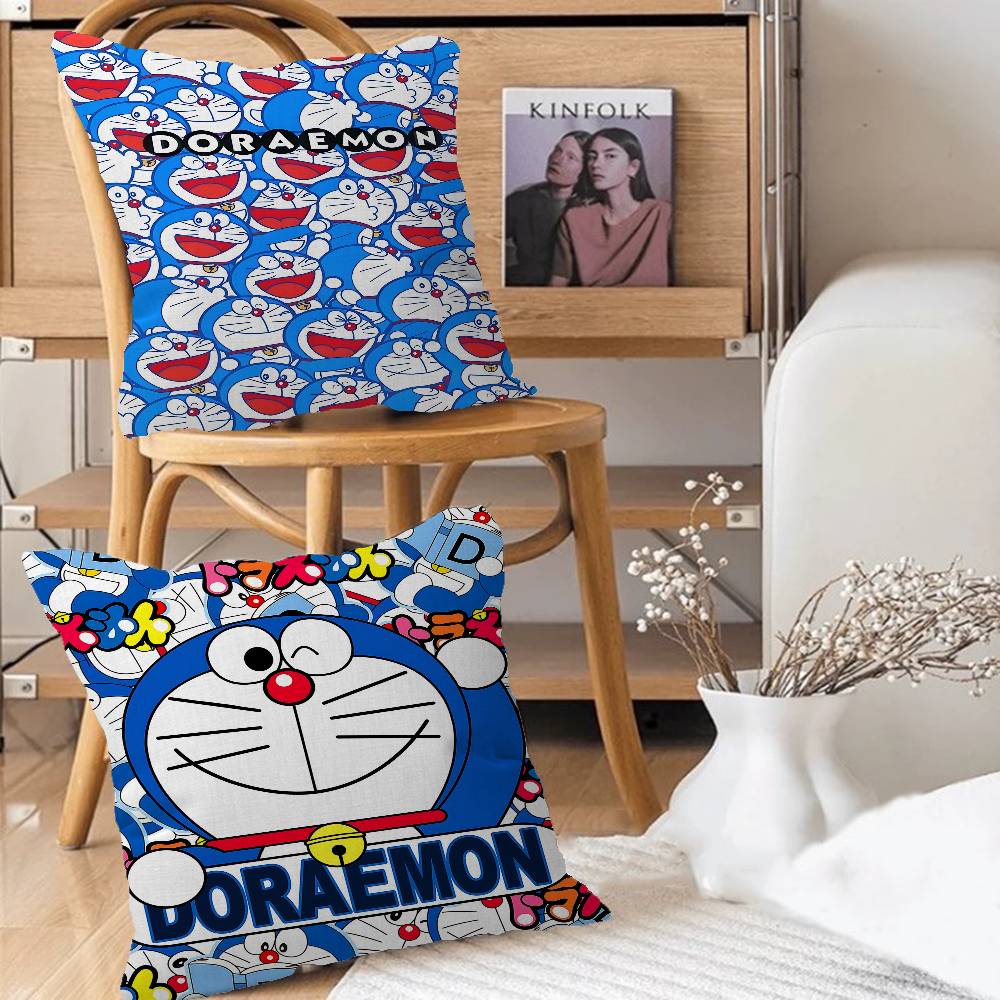 Sarung Bantal Kartun D-Doraemo - Home Textiles Super Soft ulasan dan harga