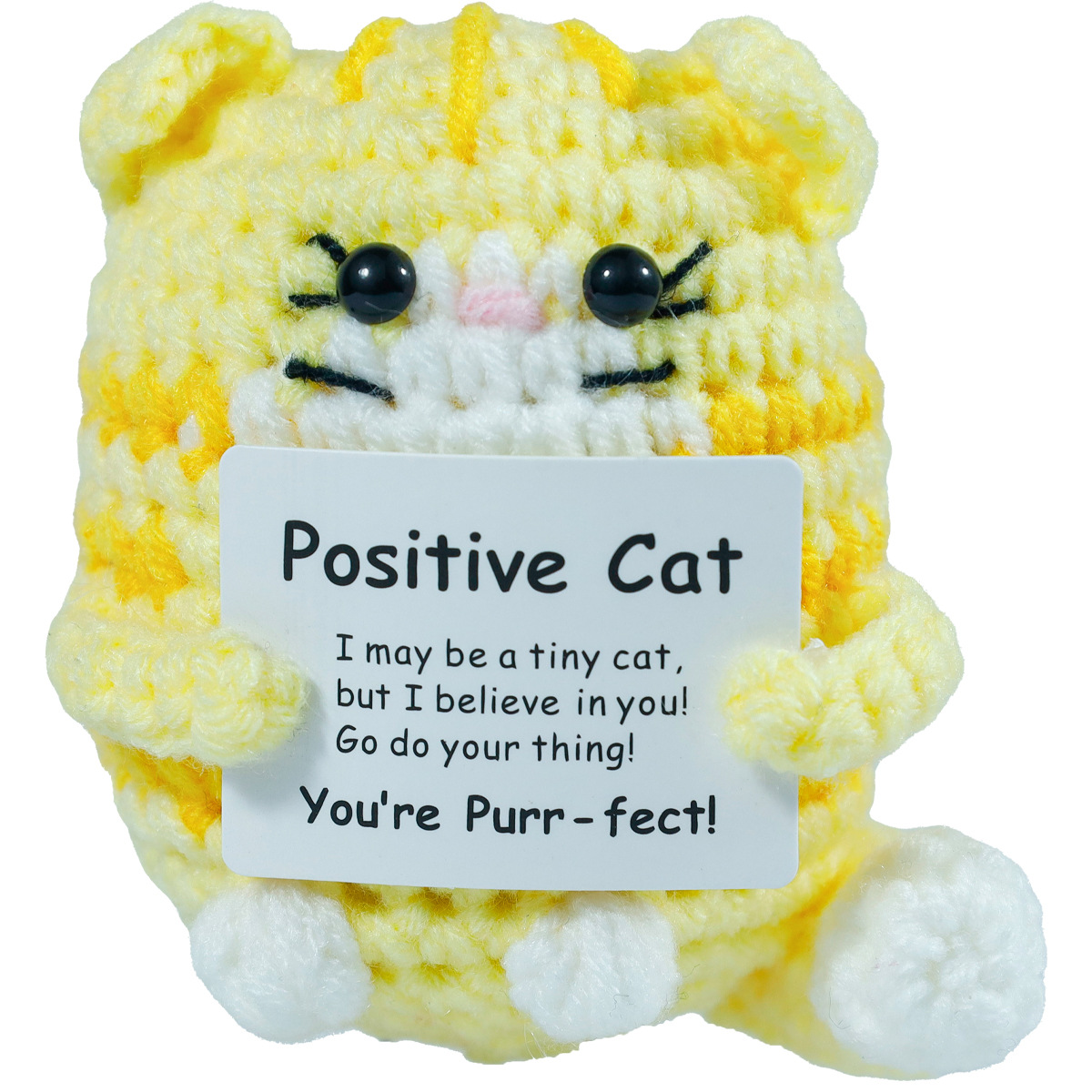 Boneka Kucing Rajut Lucu denga - Home Textiles Europe ulasan dan harga