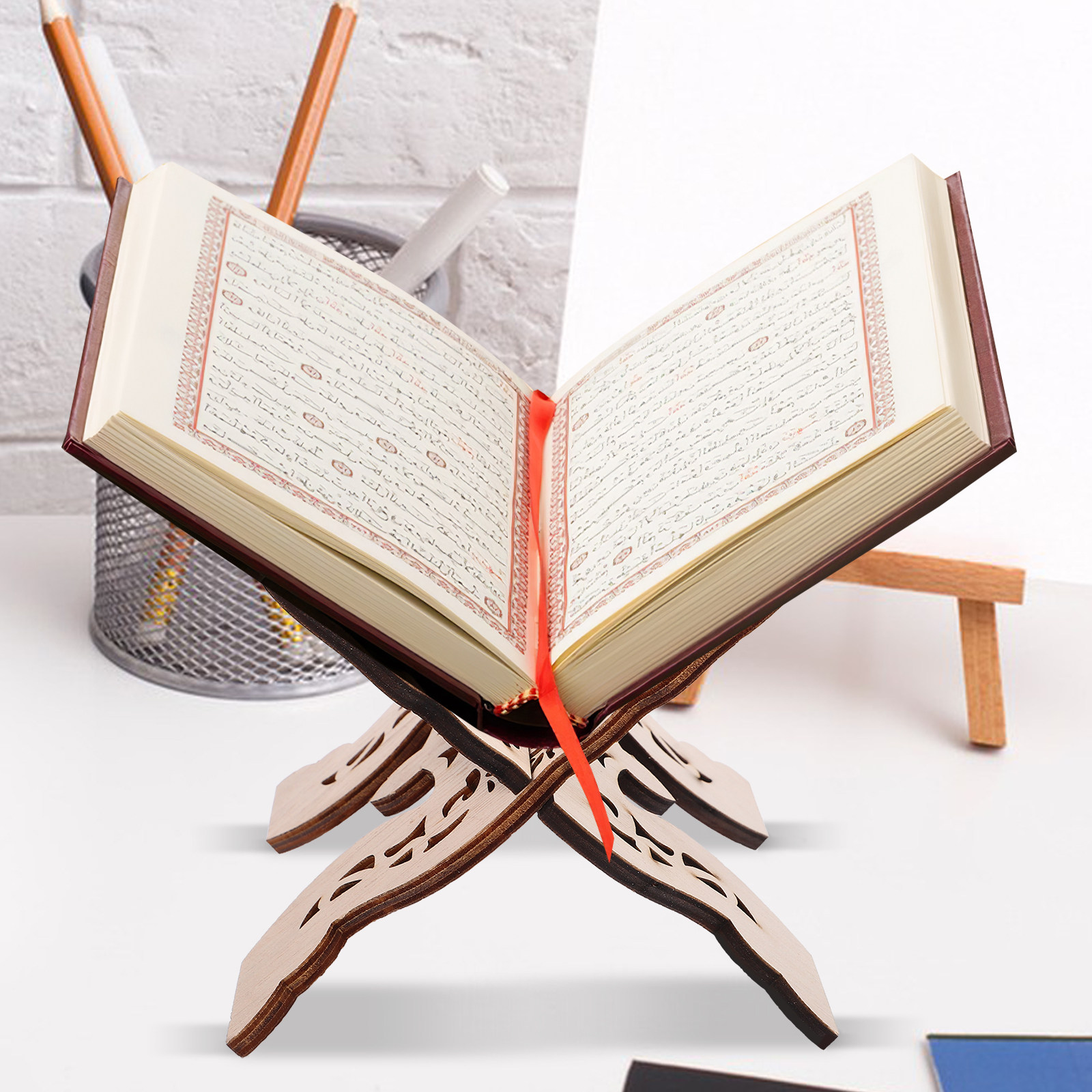 Rak Buku Kayu untuk Meja, Peny - Home Quran ulasan dan harga
