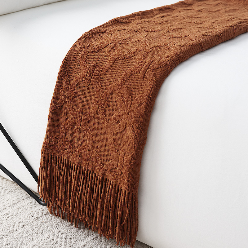 Selimut Rajut Nordik  Tekstil  - Home Textiles Throw ulasan dan harga
