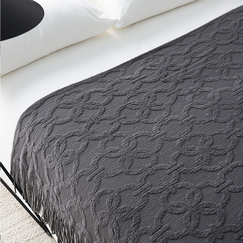 Selimut Rajut Nordik  Tekstil  - Home Textiles Throw ulasan dan harga