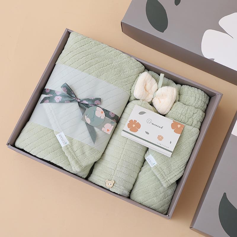 Handuk Mandi Lembut Menyerap A - Home Textiles Towel Set ulasan dan harga