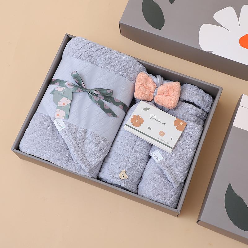 Handuk Mandi Lembut Menyerap A - Home Textiles Towel Set ulasan dan harga