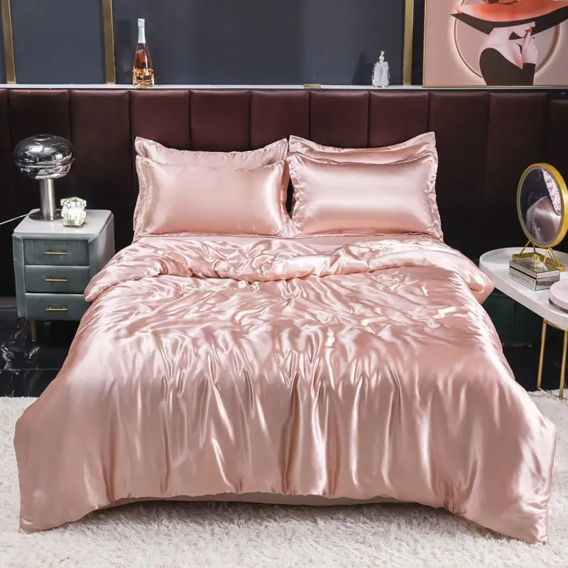 Set tempat tidur sutra Satin N - Silk Sheet Set ulasan dan harga