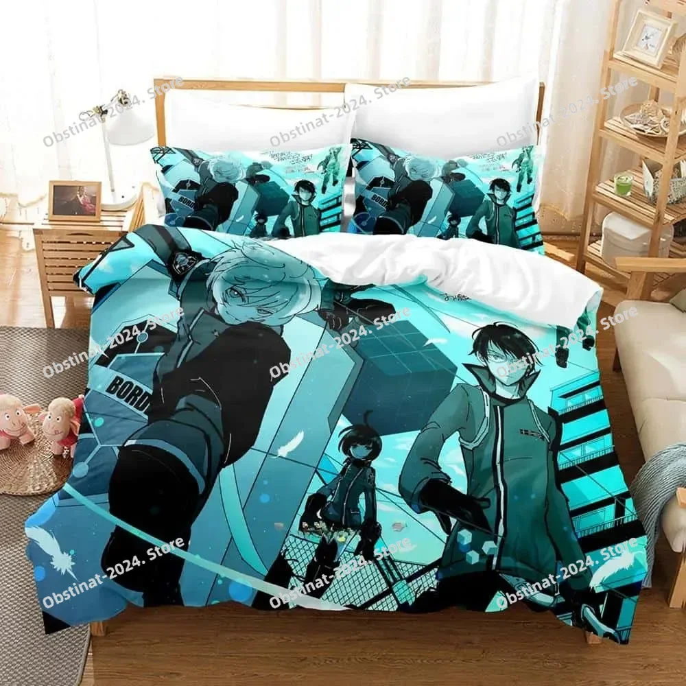 Set Sprei Anime World Trigger  - Home Textiles Super Soft ulasan dan harga
