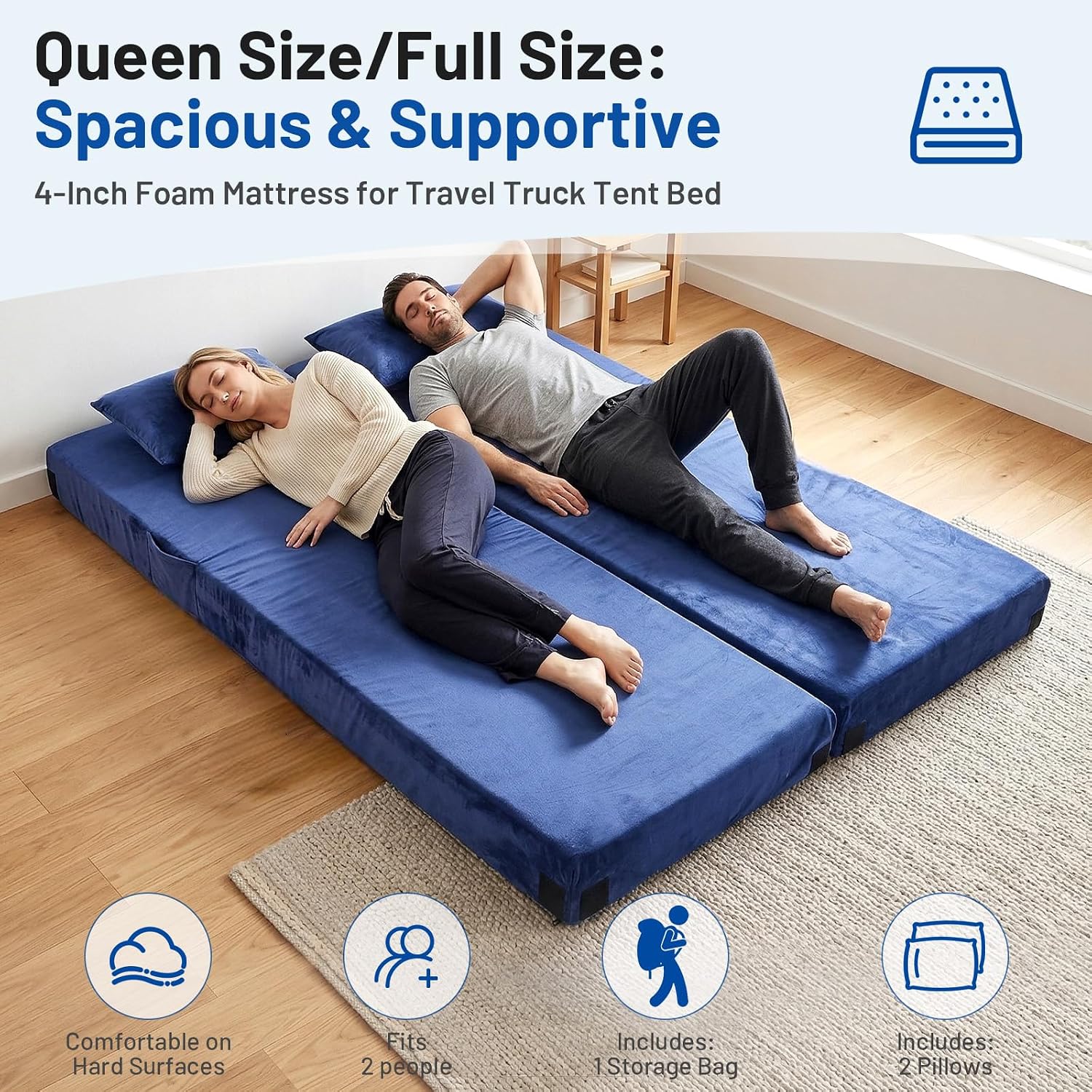 Alas Kasur Busa Memori untuk B - Memory Foam Topper ulasan dan harga