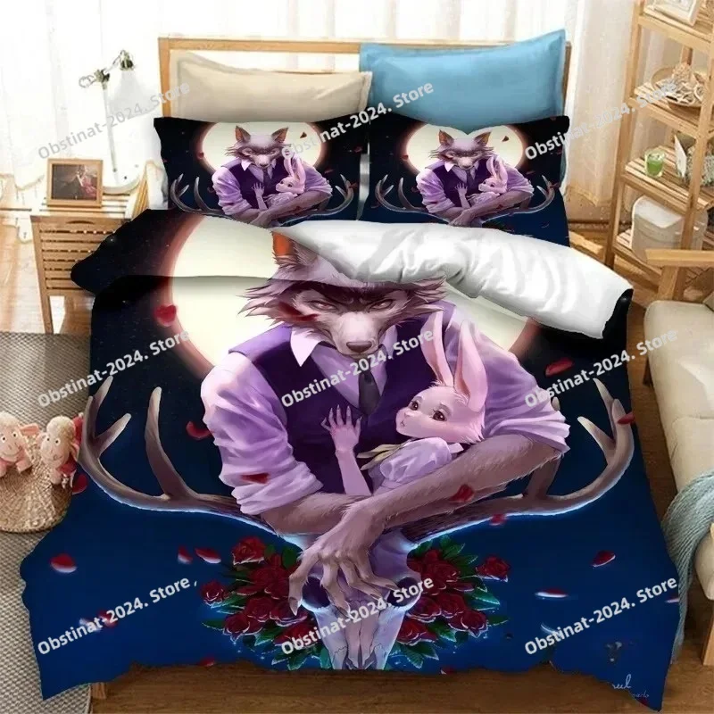 Set Sprei Anime BEASTARS Set T - Home Textiles Super Soft ulasan dan harga