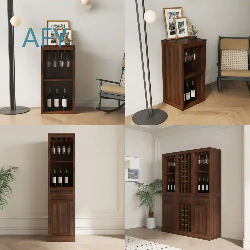 Lemari Rak Anggur Modular Warn - Muji Home Storage ulasan dan harga