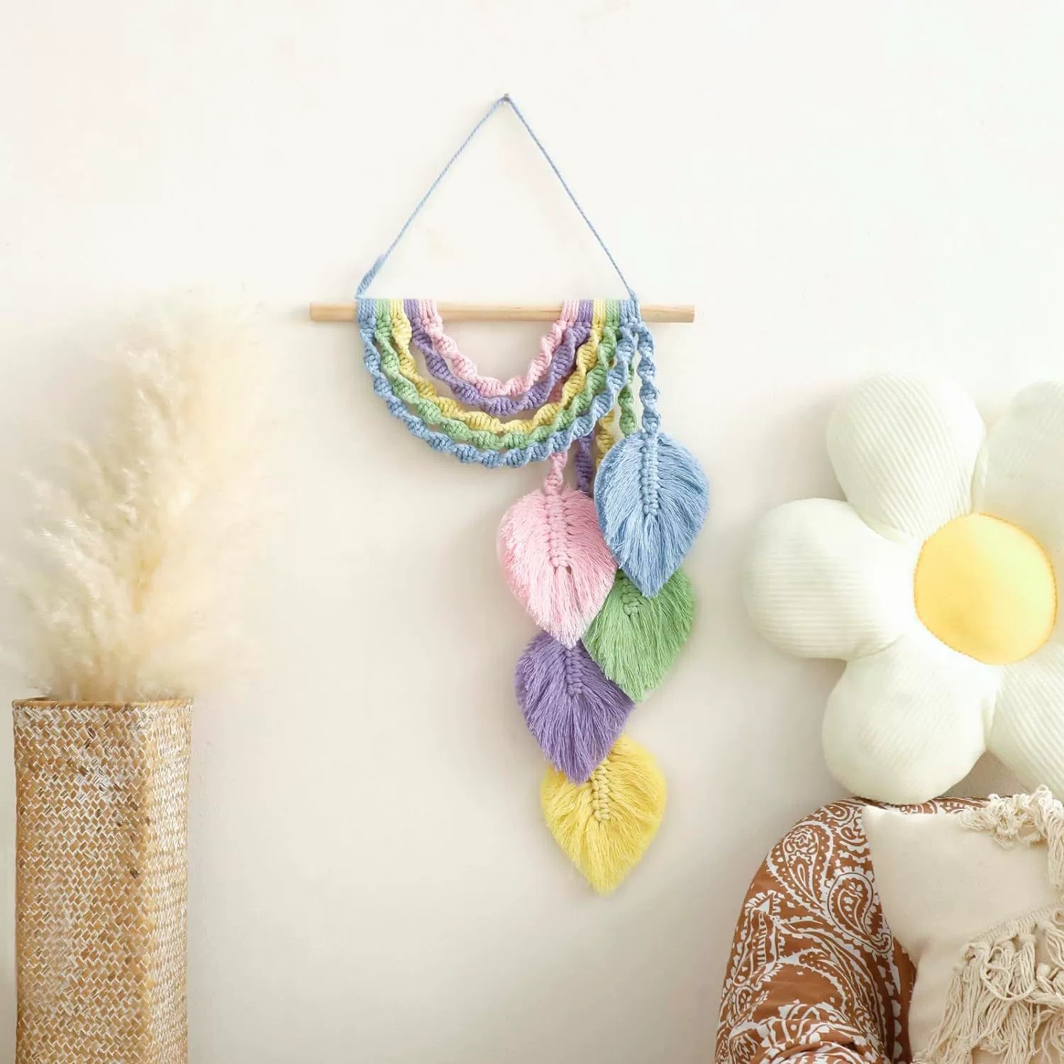 Permadani Pola Daun Pelangi Po - Home Textiles Europe ulasan dan harga