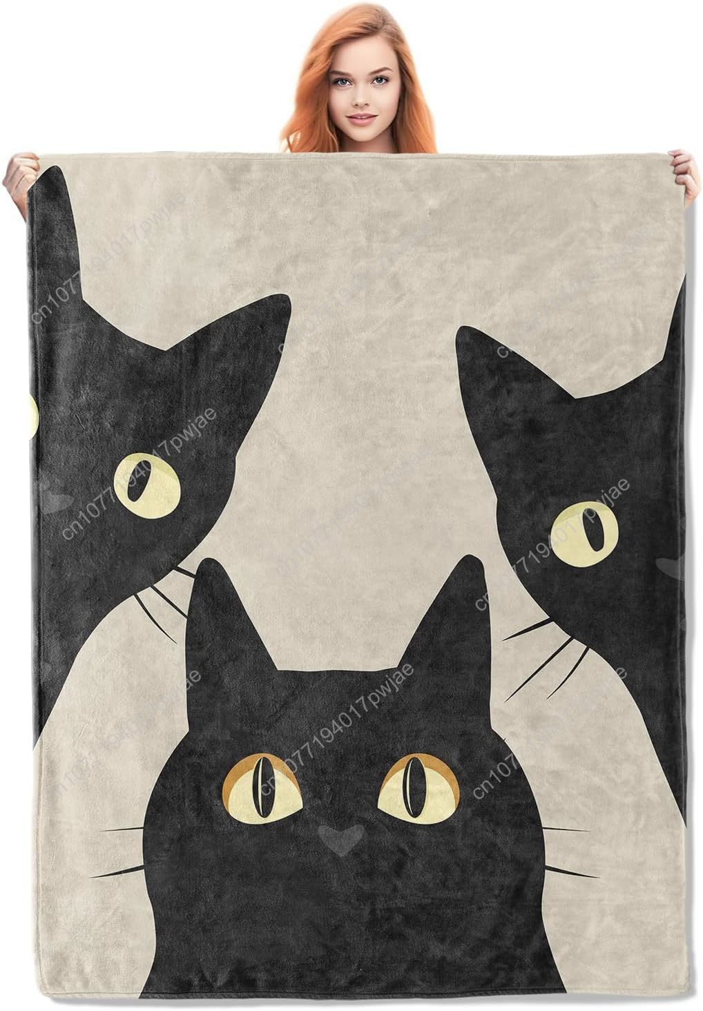 Selimut Kucing Lucu Hadiah unt - Home Textiles Throw ulasan dan harga