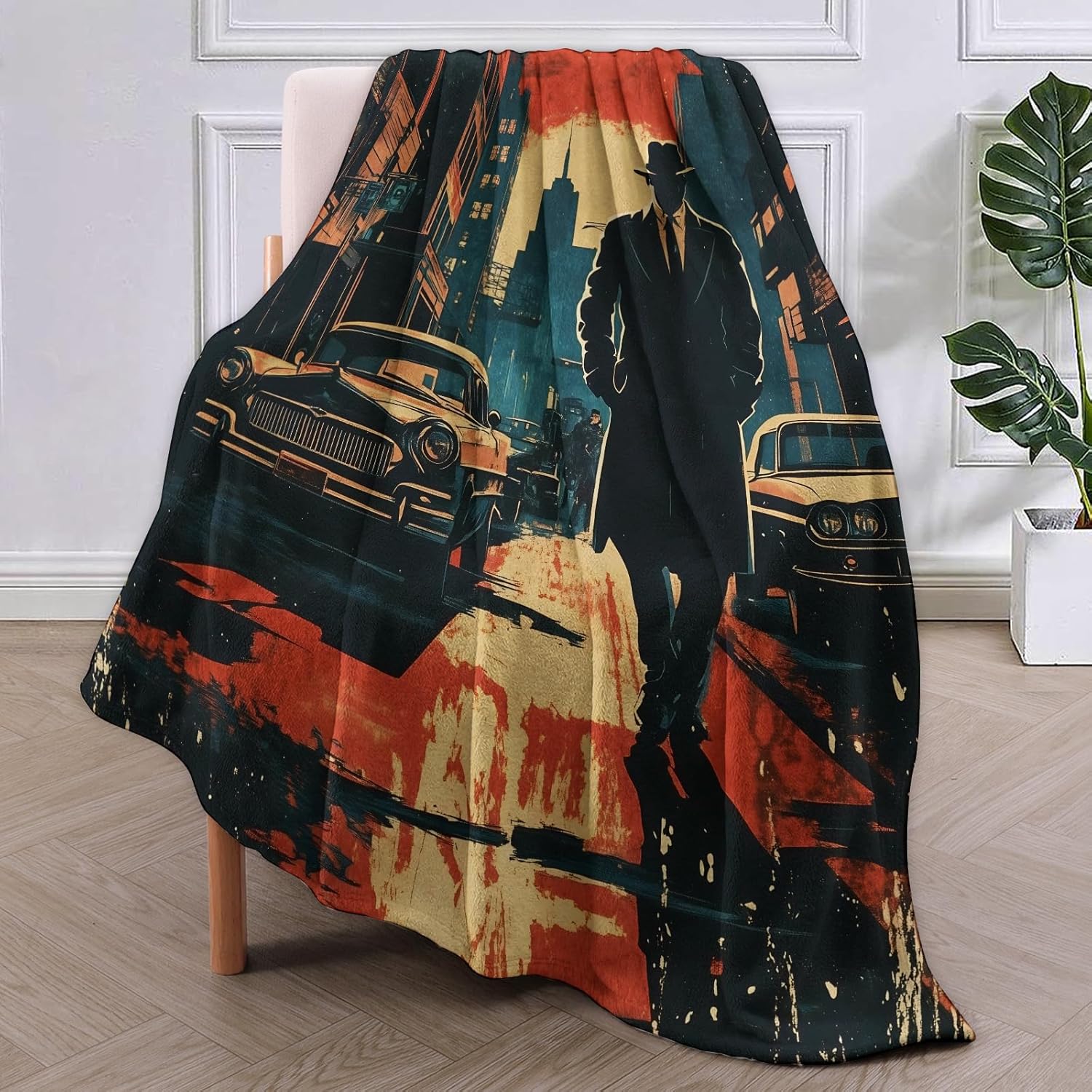Selimut Detektif Noir Hadiah u - Home Textiles Throw ulasan dan harga