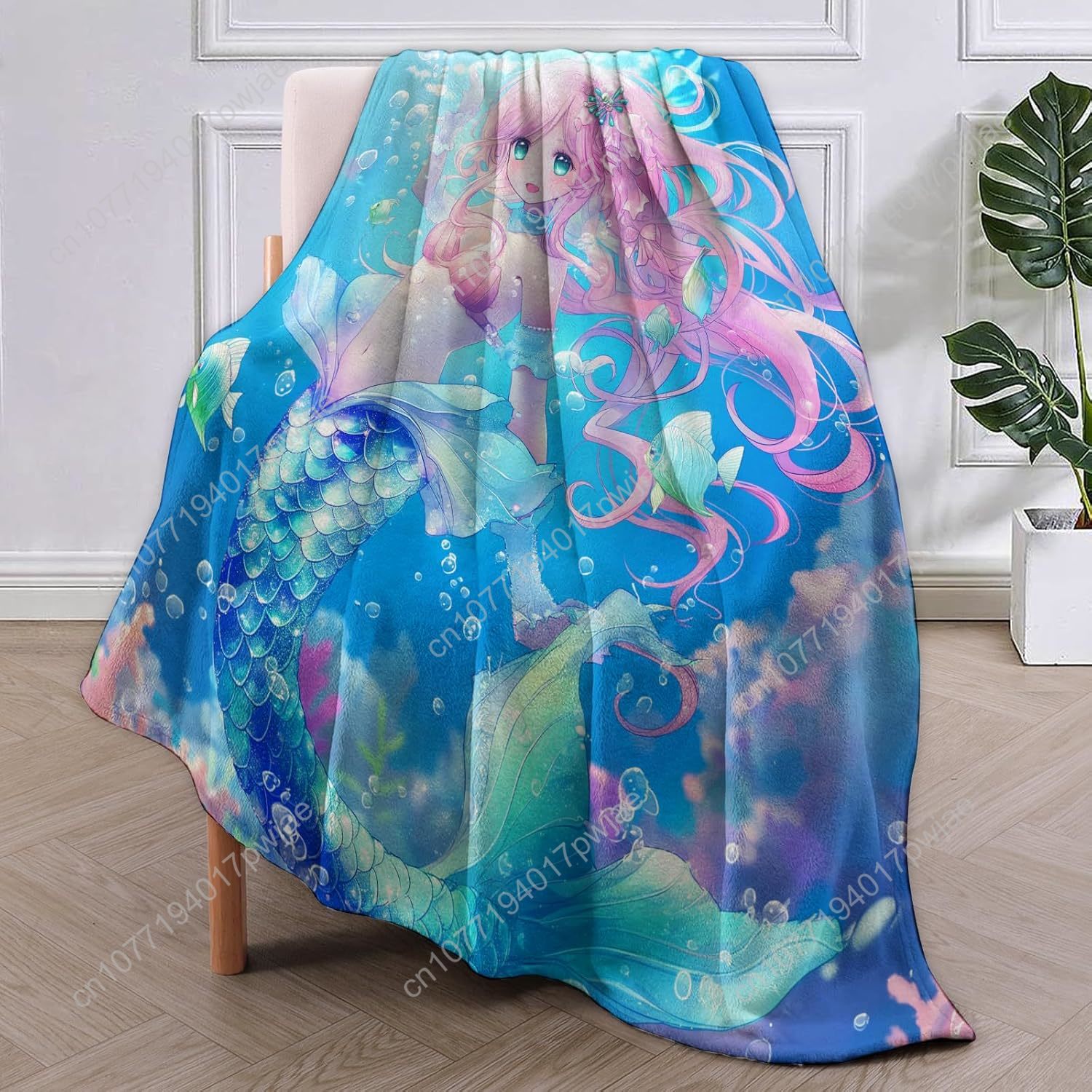 Selimut Putri Duyung Lucu Seli - Home Textiles Throw ulasan dan harga