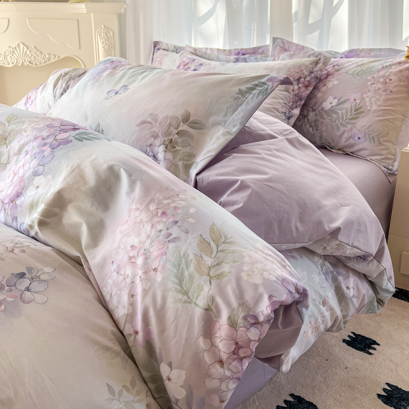 Set Sprei Mewah Motif Bunga 10 - Home Textiles Europe ulasan dan harga