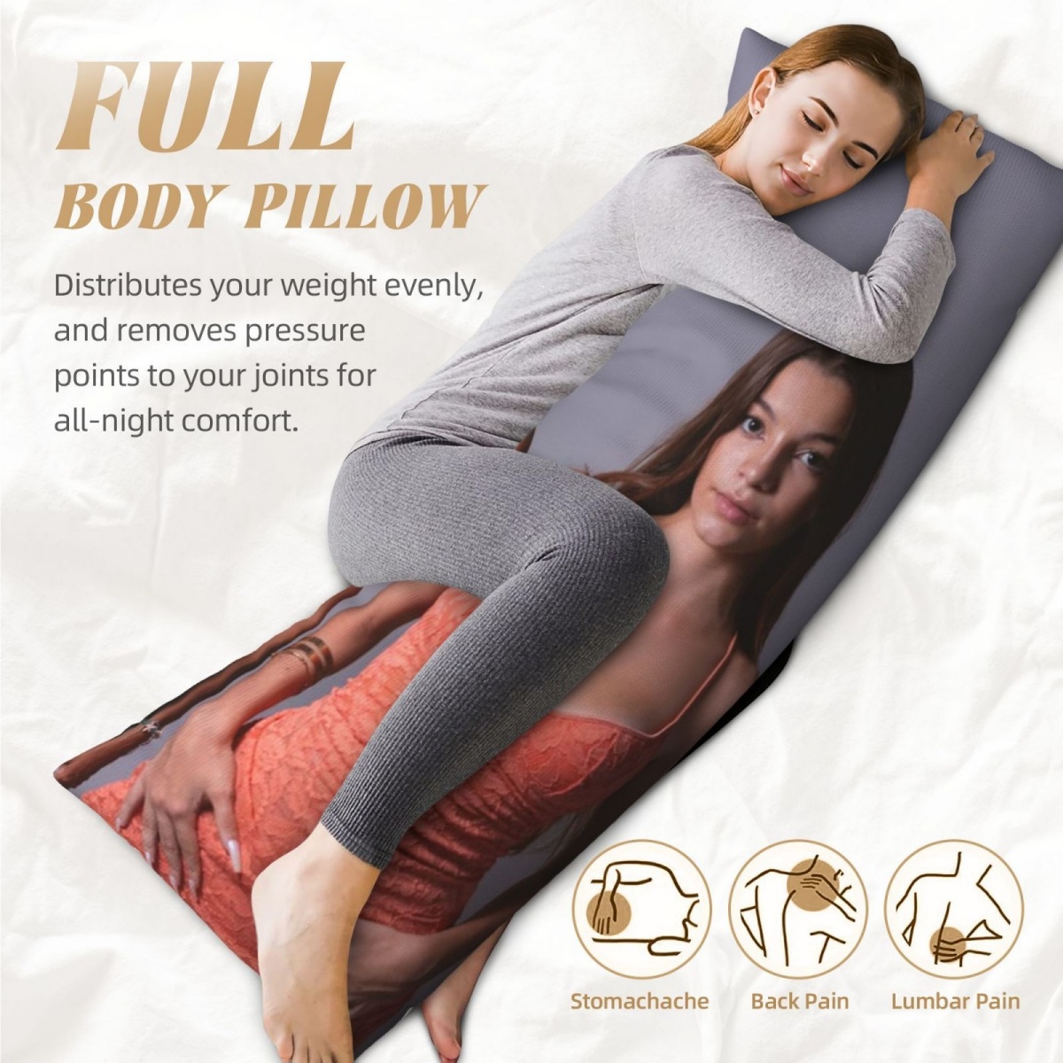 1 Sarung Bantal Foto Kustom –  - Home Textile ulasan dan harga