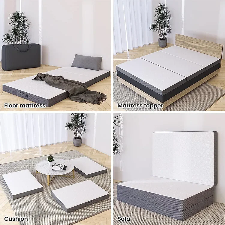 Kasur Lipat Tiga Portable 2026 - Memory Foam Topper ulasan dan harga