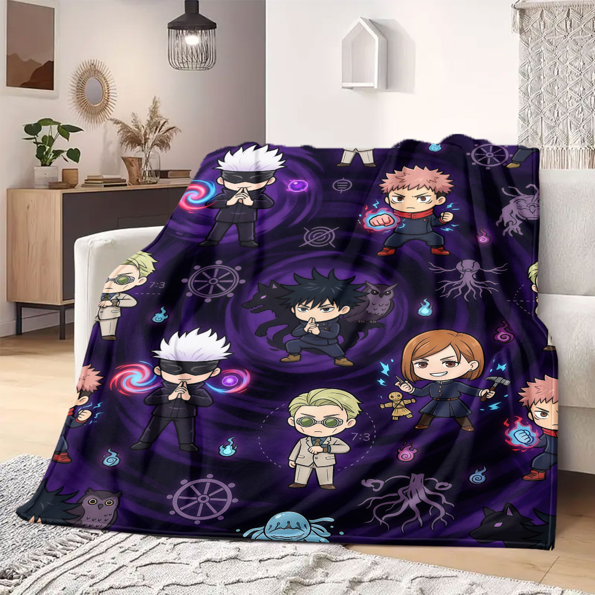 Selimut Flanel Cetak Mewah Juj - Home Textiles Throw ulasan dan harga