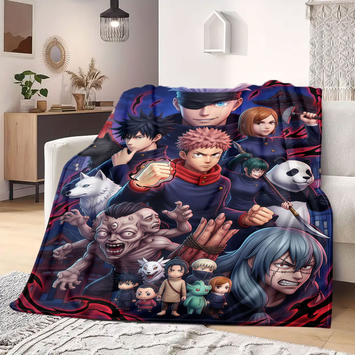 Selimut Flanel Cetak Mewah Juj - Home Textiles Throw ulasan dan harga